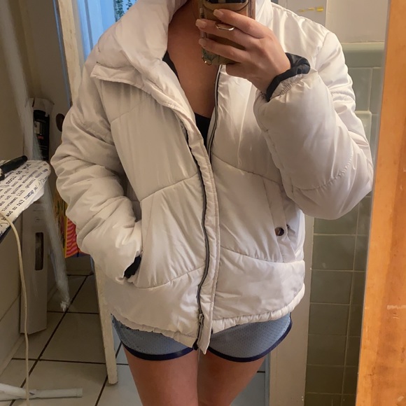 Me Jane white puffer jacket - medium - Picture 6 of 8